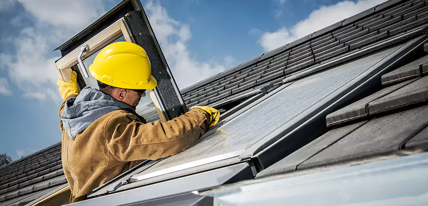 Skylight Flashing Repair in Norman